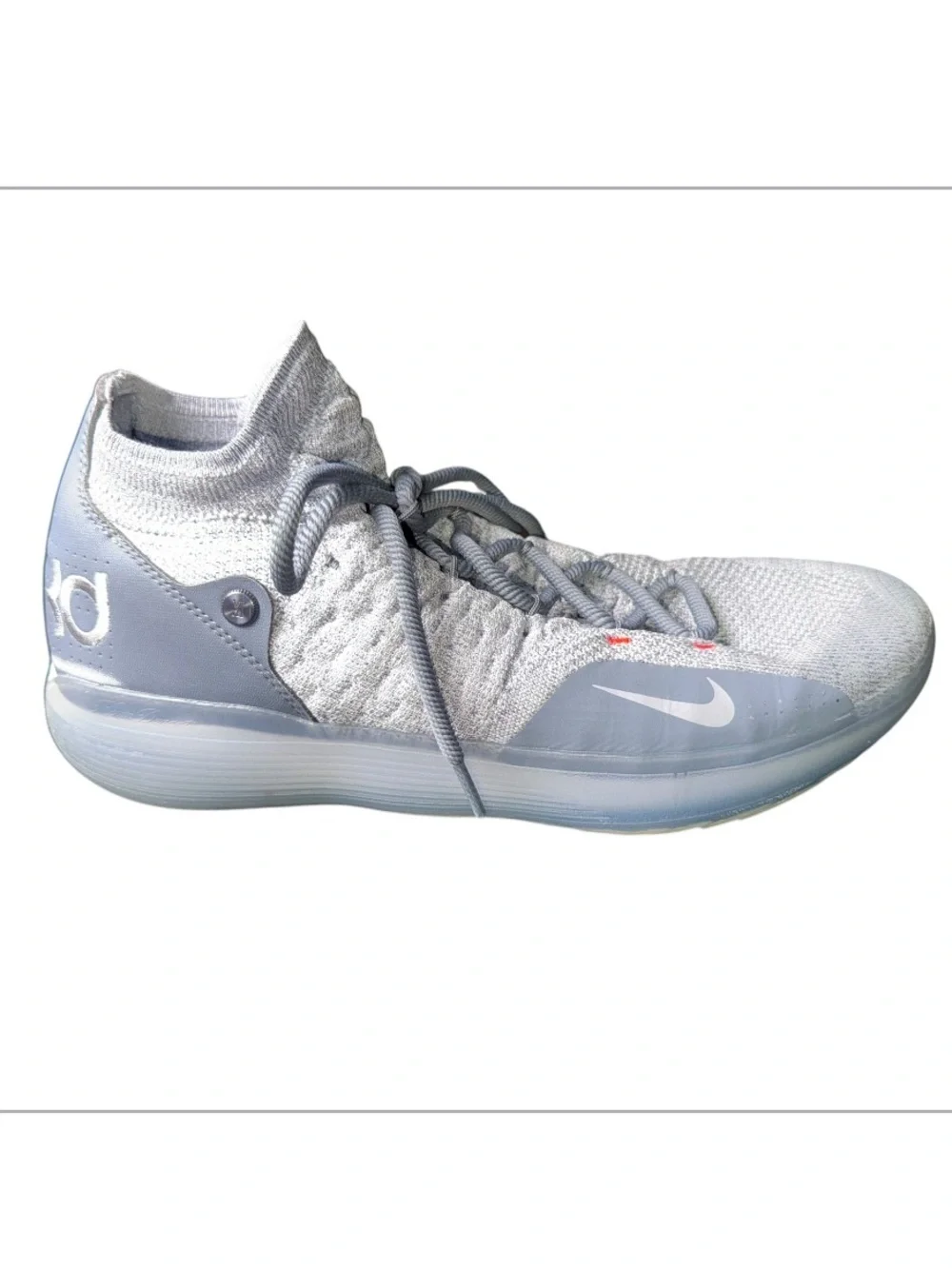 Nike KD Trey 5 VI Basketball Shoes Gray Men’s Size 12.5 Athletic Sneakers